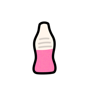 Pick 'n' Mix - Strawberry Milkshake Gummy Bottles