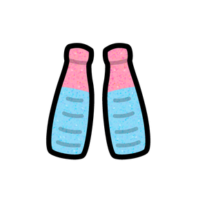 Pick 'n' Mix - Medium Fizzy Blue Bottles