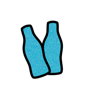 Pick 'n' Mix - Fizzy Blue Raspberry Bottles