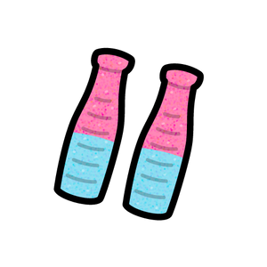 Pick 'n' Mix - Large Fizzy Bubblegum Bottles