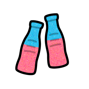 Pick 'n' Mix - Fizzy Blue Bottles