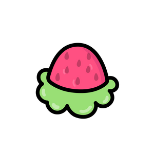 Pick 'n' Mix - Green & Red Jelly Filled Strawberries